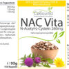 NAC Vita - 260 mg - N-Acetyl-L-Cystein (150 Kapseln im Glas) – Bild 2