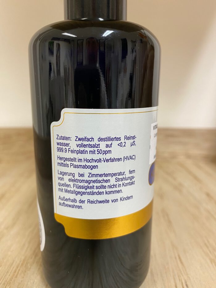 Platin-Wasser | Kolloidales Platin 50ppm (200ml) – Bild 2